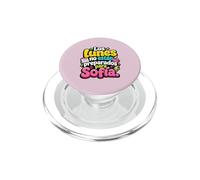 Los lunes no están preparados Para Sofía Humor Frase PopSockets PopGrip pour MagSafe