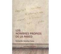 Los Nombres Propios De La Pared Sánchez Calvo, Fernando (Auteur)