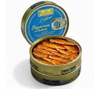 LOS PEPERETES Anchois en escabèche 120 g | Conserve gourmande de Galice | Filets d’anchois à l’huile d’olive et au vinaigre | Élaboration artisanale | Goût traditionnel