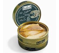 LOS PEPERETES Bar au vin Albariño 120 g | Conserve gourmande de Galice | Poisson blanc en sauce au vin | Élaboration artisanale