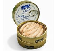 LOS PEPERETES Couteaux de mer nature 120 g | Conserve gourmande de fruits de mer de Galice | 10-12 pièces | Élaboration artisanale | Conserve premium des Rías de Galice