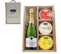 LOS PEPERETES Pack Gourmet Fruits de mer Galicien avec Cava Gramona Imperial | Poulpe au Paprika × 2 · Zamburiñas × 2 · Sardines à la Galicienne × 2 | Lot Delicatessen Premium