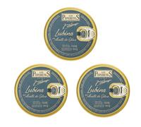 LOS PEPERETES x3 Boîte Bar à l’huile d’olive 120 g | Poisson blanc gourmet de l’Atlantique | Conserve artisanale | Produit naturel