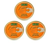 LOS PEPERETES x3 Boîte Caviar d’oursin 120 g | Fruits de mer gourmets de Galice | Saveur intense de la mer | Délicatesse premium