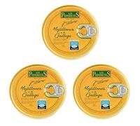 LOS PEPERETES x3 Boîte Moules sauce galicienne 120 g | Fruits de mer gourmets de Galice | Élaboration artisanale | Conserve premium | Goût traditionnel de Galice