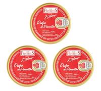 LOS PEPERETES x3 Boîte Poulpe au paprika 120 g | Fruits de mer gourmets de Galice | Conserve artisanale au paprika