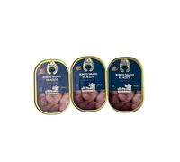 Los Picones Gourmet® Lot de 3 boîtes de conserve et salé fumé à l'huile d'olive I Conserves et salaisons Gourmet I Poisson Frais I en conserve et conditionné I Couvercles espagnols