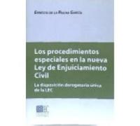 Los Procedimientos Especiales En La Nueva Ley De Enjuiciamiento Civil. - Ernesto de la Rocha García Ernesto De La Rocha García (Auteur)
