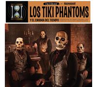 Los Tiki Phantoms – Y El Enigma Del Tiempo – Vinyle LP (Lava orange/noir)