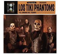 Los Tiki Phantoms – Y El Enigma Del Tiempo – Vinyle LP (Lava orange/noir)