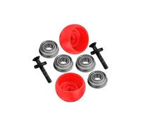 LOS264003 Promoto-MX Upgrades Side Wheel Replacement Lean Bar Wheel Set for LOSI 1:4 Promoto-MX Motorcycle Dirt Bike RTR FXR LOS06000 LOS06002 - Red