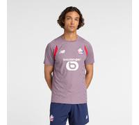 LOSC Lille Homme New Balance Football Jersey en Mauve, Polyester, Taille S