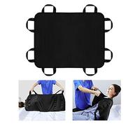 [LOSCHEN] Élévateur de plaque d'adaptateur patient avec huit poignées pour les personnes à mobilité réduite(noir 48 x 40 pouces)