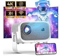 LOSEI Vidéoprojecteur Android TV 11.0 4K Décodage 15000 Lumens 30000H 150"" Mise au point électrique Bluetooth 5.2 pour Home-cinéma