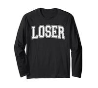 Loser Le Mot perdant sur Un t-Shirt Style varsité Manche Longue