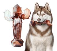 LosFong Jouets à mâcher cactus pour chiens agressifs, véritable saveur de bœuf, jouets à mâcher indestructibles en nylon résistant pour chiens de moins de 40,8 kg, 17,8 cm, ultra durable, durable