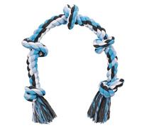 LosFong Jouets indestructibles pour chiens à mâcher agressifs - Jouet à mâcher en corde robuste avec 5 nœuds, 91 cm, parfait pour les chiens de grande et moyenne taille, aide à nettoyer les dents et