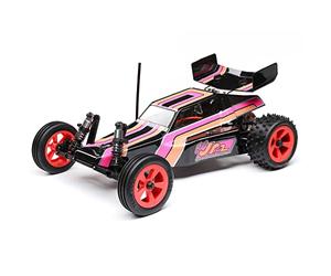 LOSI 1/16 Mini JRX2 2 Wheel Drive Buggy Brushed RTR Black LOS01020T3 Car