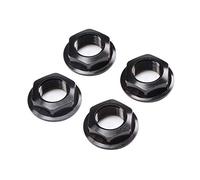 Losi 17mm Flanged Wheel Nut Black 4 Super Rock Rey LOS252112 Parts