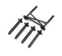 Losi Rear Body Support and Body Posts Black LMT LOS241050 Parts