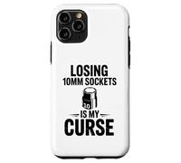 Losing 10MM Sockets is My Curse Car Guy Humour Car Mechanic Coque pour iPhone 11 Pro