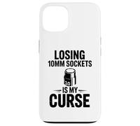 Losing 10MM Sockets is My Curse Car Guy Humour Car Mechanic Coque pour iPhone 13