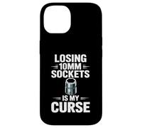 Losing 10MM Sockets is My Curse Car Guy Humour Car Mechanic Coque pour iPhone 14