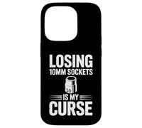 Losing 10MM Sockets is My Curse Car Guy Humour Car Mechanic Coque pour iPhone 14 Pro