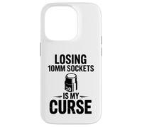 Losing 10MM Sockets is My Curse Car Guy Humour Car Mechanic Coque pour iPhone 14 Pro