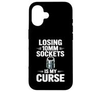 Losing 10MM Sockets is My Curse Car Guy Humour Car Mechanic Coque pour iPhone 16