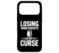 Losing 10MM Sockets is My Curse Car Guy Humour Car Mechanic Coque pour iPhone 17 Pro Max