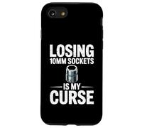 Losing 10MM Sockets is My Curse Car Guy Humour Car Mechanic Coque pour iPhone SE (2020) / 7/8