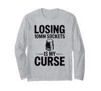 Losing 10MM Sockets is My Curse Car Guy Humour Car Mechanic Manche Longue