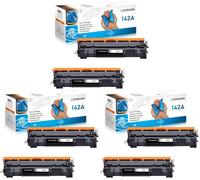 LOSMANN 142A Toner avec Puce Compatible avec HP 142A W1420A pour HP LaserJet MFP M140w Toner M110w M110 MFP M140 MFP M139w M139 142X W1420X (2 Noirs) (Lot de 3)