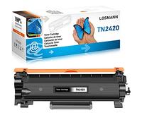 LOSMANN 1x Toner Compatible pour Brother TN-2420 TN-2410 TN2420 pour Brother HL-L2310D HL-L2350DN HL-L2370DN HL-L2375DW DCP-L2510D DCP-L2530DW MFC-L2710DN MFC-L2710DW MFC-L2730DW MFC-L2750DW