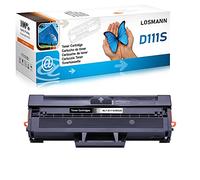 LOSMANN 1x Toner Compatible pour Samsung MLT-D111S D111L pour Samsung Xpress M2020 M2020W M2021 M2021W M2022 M2022W M2026 M2026W M2070 M2070F M2070FW M2070W M2071FH M2071FW M2071HW M2078 M2078F