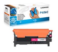 LOSMANN 1x Toner Magenta Compatible pour Samsung 406S CLP-360 CLT-M406S pour Samsung Xpress C410W C460 C460FW C460W C467W Samsung CLP-360 CLP-360N CLP-360ND CLP-362 CLP-363 CLP-364 CLP-365 CLP-365W