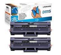 LOSMANN 2x Toner compatible pour Samsung MLT-D111S D111L pour Samsung Xpress M2020 M2020W M2021 M2021W M2022 M2022W M2026 M2026W M2070 M2070F M2070FW M2070W M2071FH M2071FW M2071HW M2078 M2078F