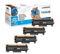 LOSMANN 4X Toner Compatible pour Brother TN-2420 TN-2410 TN2420 | pour Brother MFC-L2710DN L2710DW MFC-L2730DW MFC-L2750DW DCP-L2510D DCP-L2530DW DCP-L2537DW DCP-L2550DN HL-L2310D HL-L2350