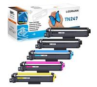 LOSMANN 5X Toner Compatible pour Brother TN-247 TN-243 pour Brother MFC-L3770CDW MFC-L3750CDW HL-L3230CDW HL-L3210CW MFC-L3710CW DCP-L3550CDW MFC-L3730CDN DCP-L3510CDW HL-L3270CDW DCP-L3517CDW
