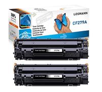 LOSMANN Compatible Cartouche de Toner Remplacement pour HP CF279A CF279 CF-279 A 279A 79A pour HP LaserJet Pro M12, M12a, M12 Series, M12w, MFP M26a, MFP M26nw, MFP M26 Series (2x noir)