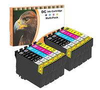 LOSMANN - D&C Ink 10x Cartouches d'encre Compatibles pour Epson 604XL 604 XL pour Epson Expression Home XP-2205 XP-2200 XP-3200 XP-3205 XP-4200 XP-4205 Workforce WF-2910 WF-2930 WF-2935 WF-2950