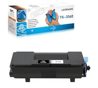 LOSMANN TK3160 Toner Compatible pour Kyocera TK-3160 Remplacement pour Kyocera Ecosys P3045dn P3050dn P3055dn P3060dn P3150dn P3155dn P3260dn M3145dn M3645dn M3860idn (1 Noir)