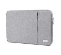 Losong Housse de protection pour moniteur portable de 15,6 pouces - Résistante à l'eau - Avec poche pour accessoires - 38,9 x 24,9 cm - Gris
