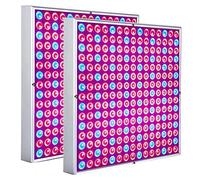 Lospitch 2pcs 15W Lampe Horticole LED Croissance Floraison, Lampe de Culture LED Grow Light Indoor 225LEDs Lumière Rouge et Bleue, LED de Croissance à Spectre Complet pour Plantes Ensemencant