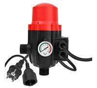 Lospitch Pressostat Pompe Eau 10bar, Pressostat électrique, Mise en marche et arrêt automatiques,Mise en marche et arrêt automatiques, avec câble, Rouge