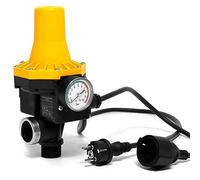 Lospitch Pressostat Pompe Eau 10bar, Pressostat électrique, Mise en marche et arrêt automatiques,Mise en marche et arrêt automatiques, avec câble, Jaune