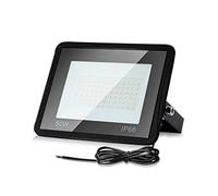 Lospitch Projecteur d'extérieur à LED 50W, 4250LM, étanche IP66, éclairage de sécurité d'extérieur blanc froid 6000K pour terrain de sport de jardin d'atelier garage