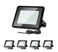 Lospitch Spot d'extérieur à LED 5X, projecteur à LED 50W Extérieur super lumineux 4250LM, étanche IP66, lampe blanc froid 6000K pour jardins, cours, garages, hôtels [classe énergétique A ++]