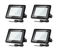 Lospitch Spot Extérieur 4, Projecteur LED 50W 3000K Blanc Chaud, Super Lumineux 4250LM, IP66 Étanche, Pour Jardin, Garage, Terrain de Sport, Scène (Sans Prise)